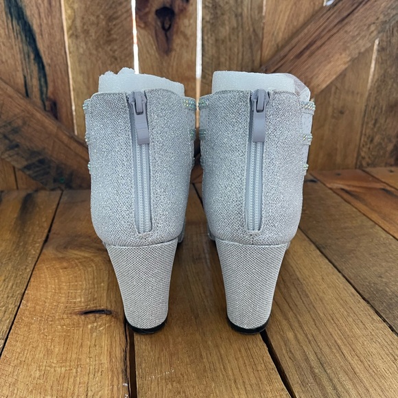 Valenti Franco Becci Glitter Rhinestone Heel Bootie - Picture 4 of 7